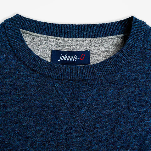 Johnnie O’ Silk/Cashmere Blend Crew Neck Sweater