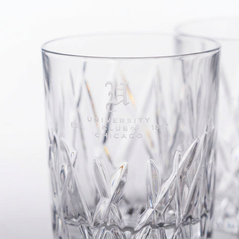 Sterling Cut Glass Rocks Glass (set of 2)