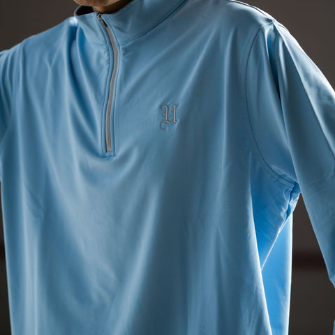 Peter Millar Dry Fit Men's "U" Quarter Zip (P)