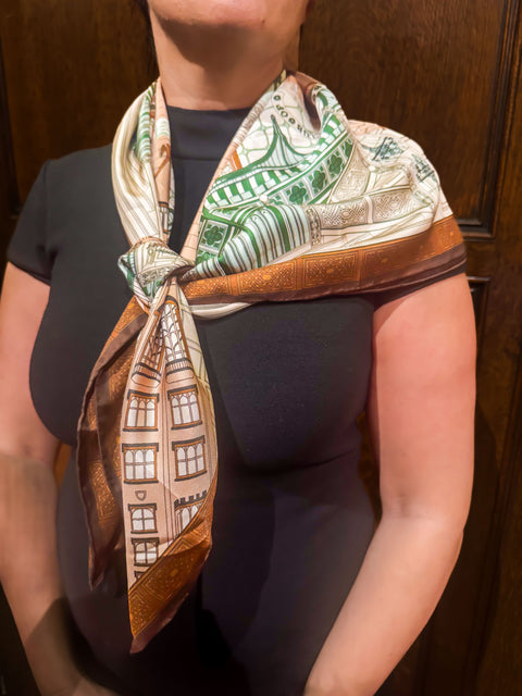 Official University Club Silk Scarf