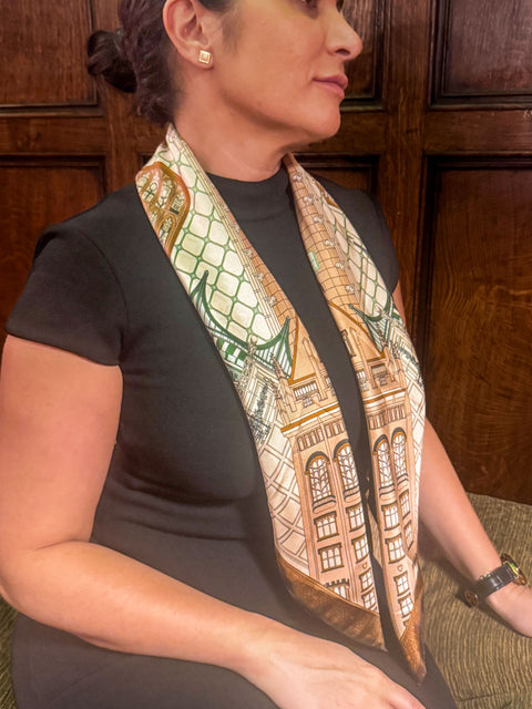 Official University Club Silk Scarf