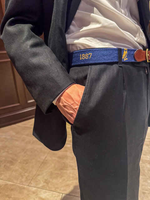 Smathers & Branson Needlepoint Belt
