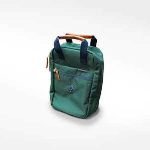 Nylon and Leather Golf Shoe Bag
