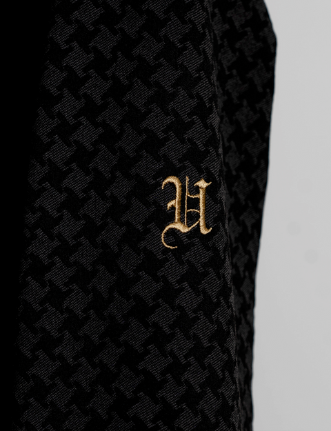 Rhone Apres Houndstooth Seamless 1/4 Zip (P)